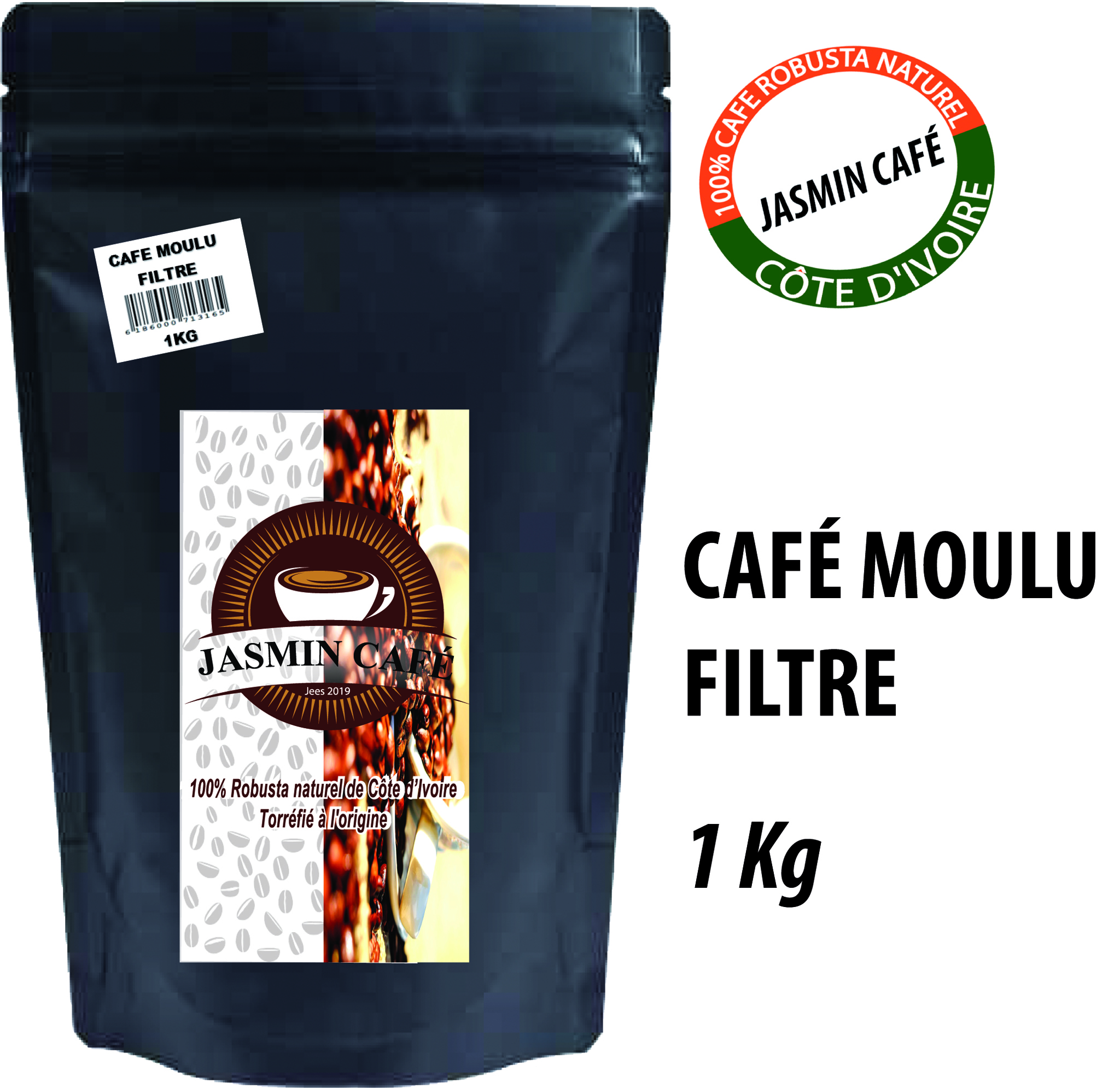 Café Moulu Filtré 1Kg